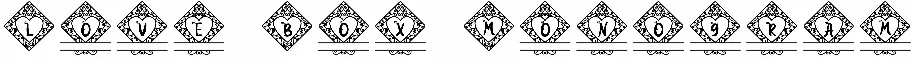 Love Box Monogram