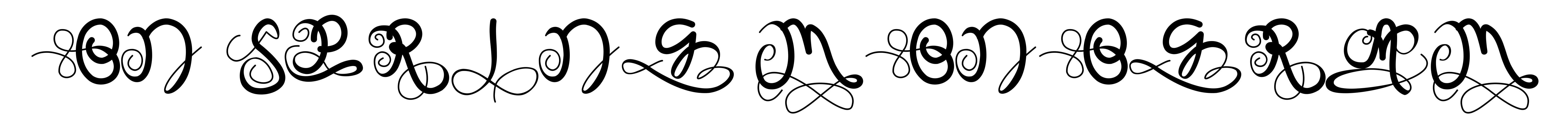 On Spring Monogram