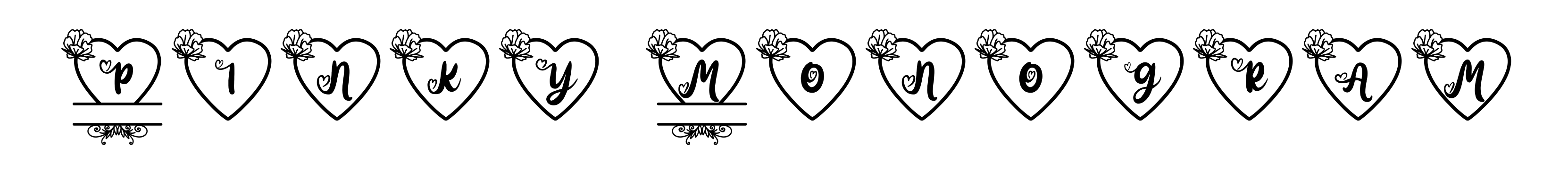 Pinky Monogram