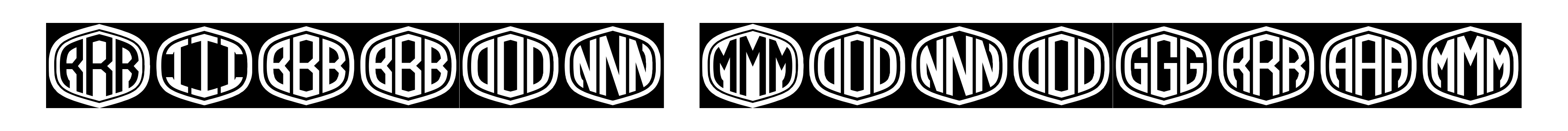 Ribbon Monogram