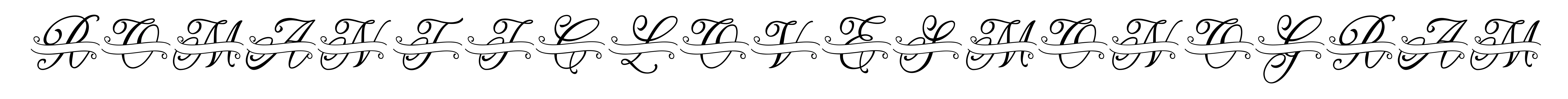 Romantic Loves Monogram