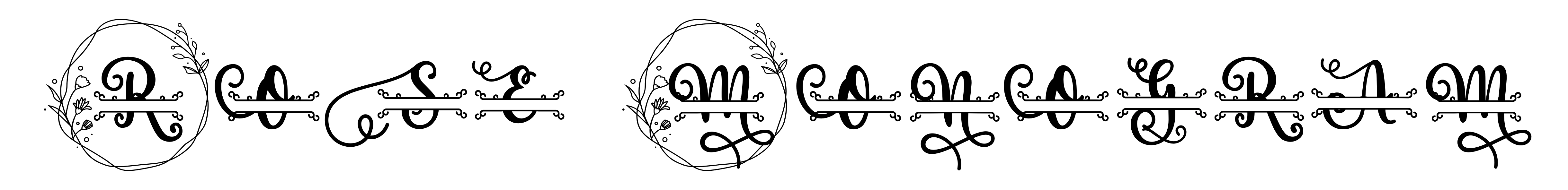 Rose Monogram