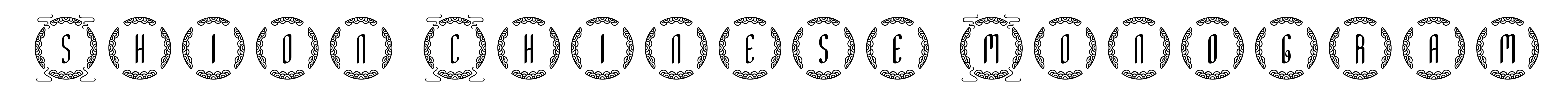 Shion Chinese Monogram