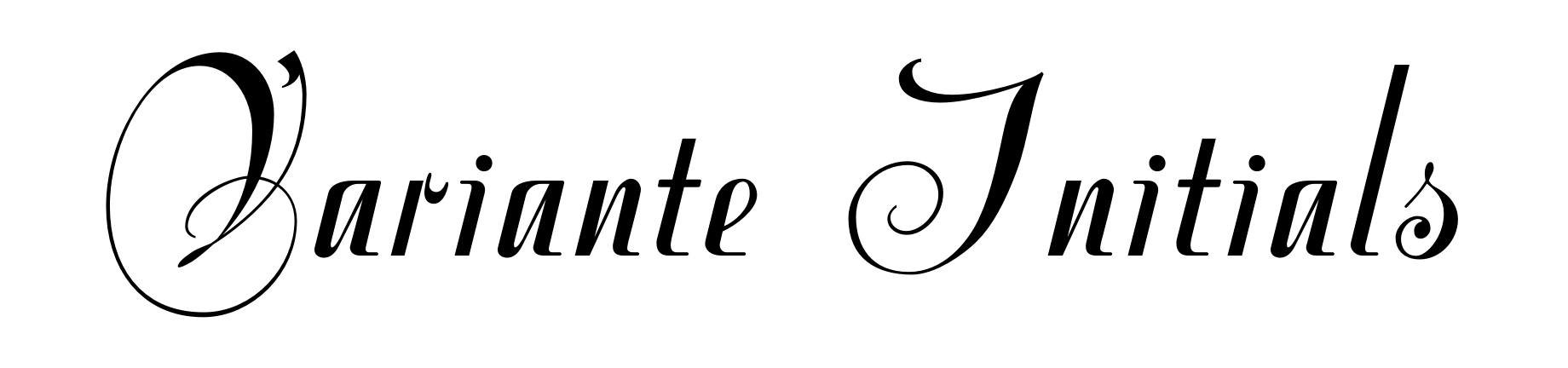 Variante Initials