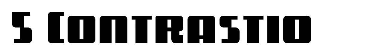 5 Contrastio