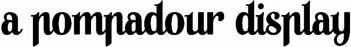 A Pompadour Display