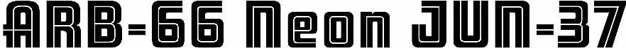 ARB-66 Neon JUN-37