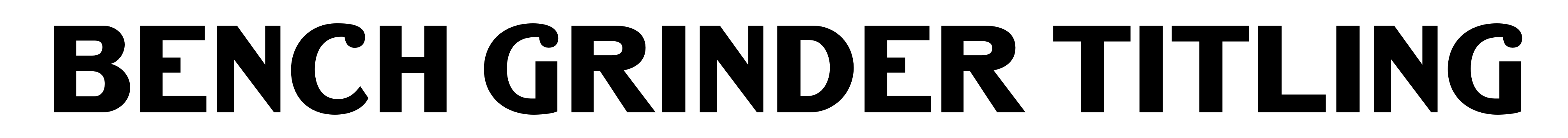 Bench Grinder Titling