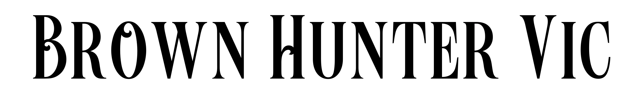Brown Hunter Vic
