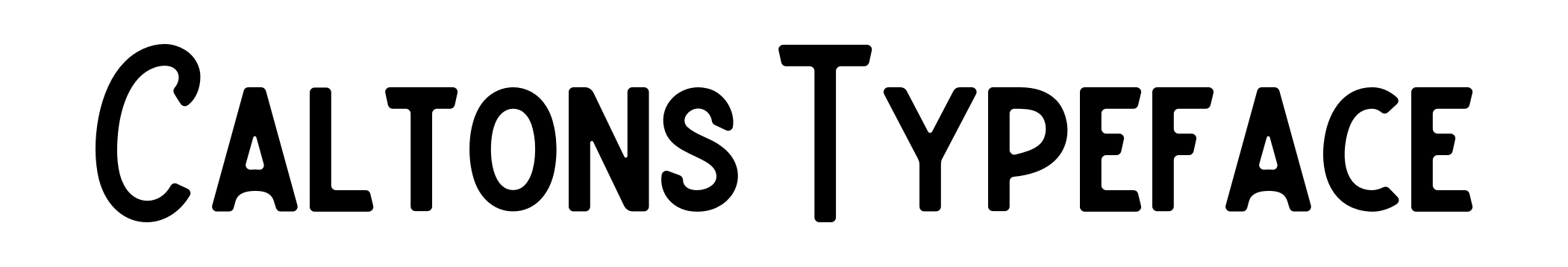 Caltons Typeface