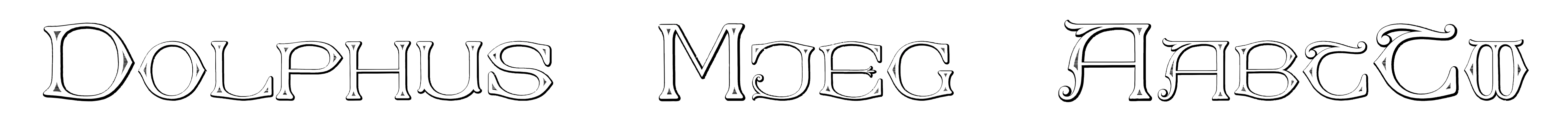 Dolphus-Mieg Alphabet Two