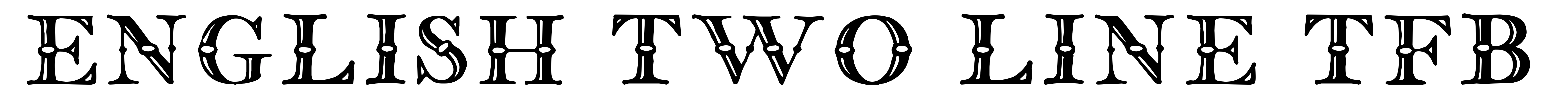 English Two Line TFB