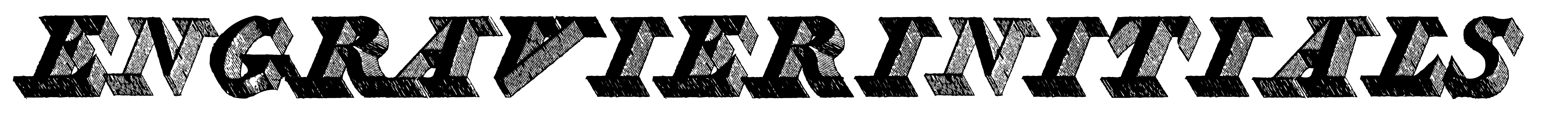 Engravier Initials