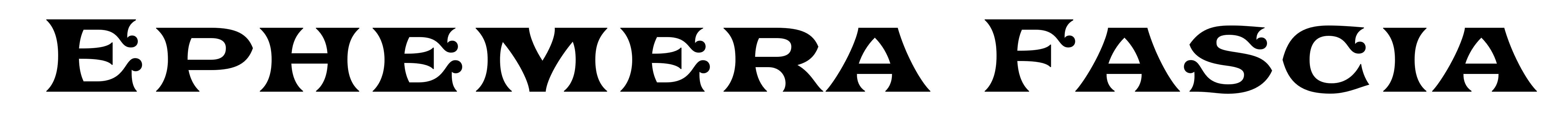 Ephemera Fascia