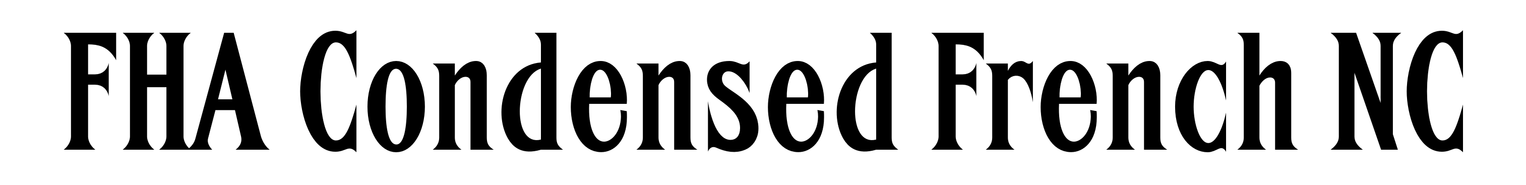 FHA Condensed French NC
