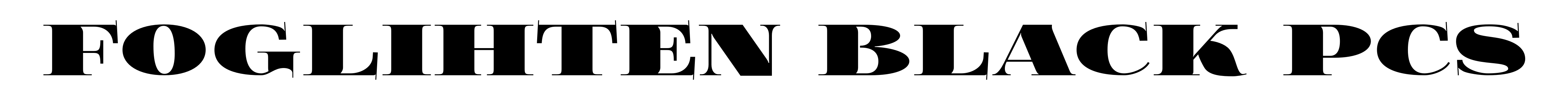 Foglihten Black Pcs