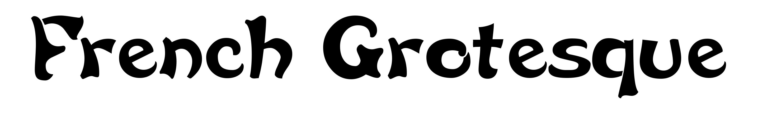 French Grotesque