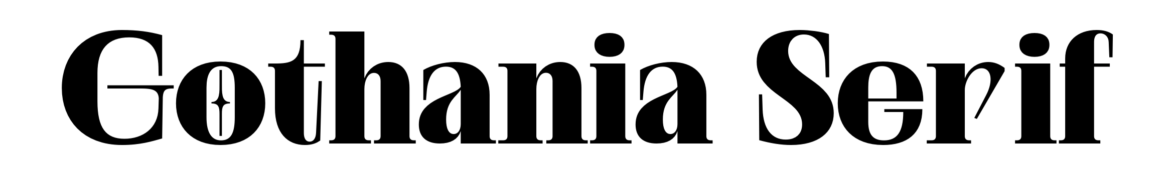 Gothania Serif