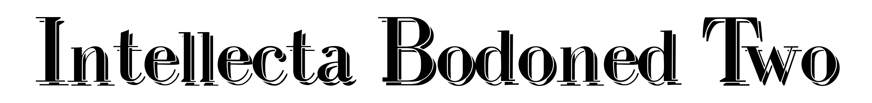 Intellecta Bodoned Two