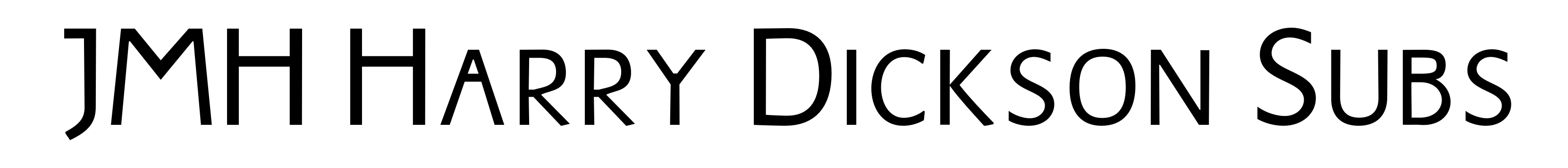 JMH Harry Dickson Subs