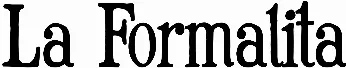 La Formalita