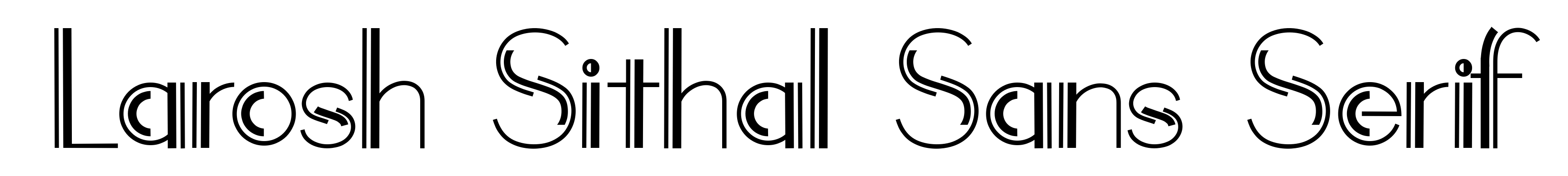 Larosh Sithal Sans Serif