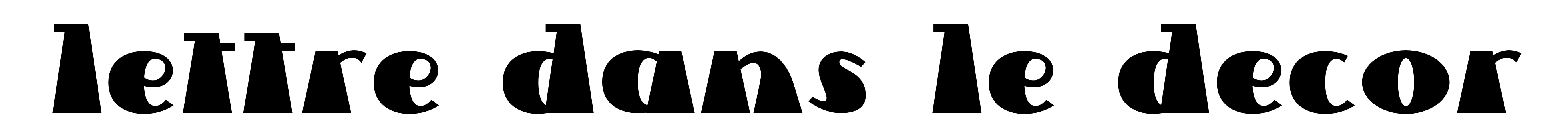 Lettre Dans Le Decor