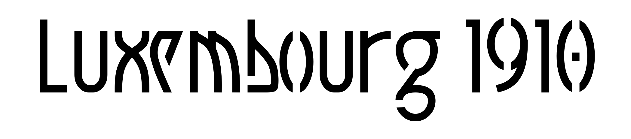 Luxembourg 1910