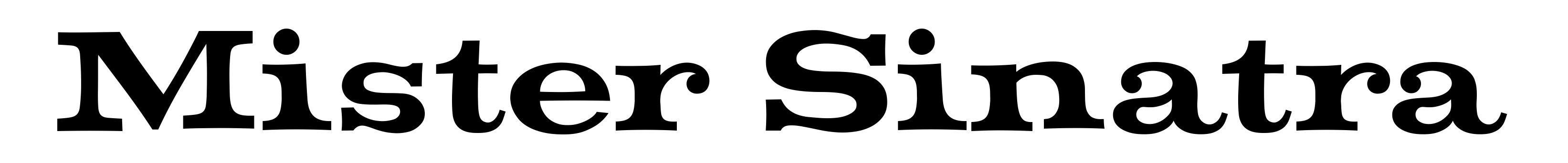 Mister Sinatra