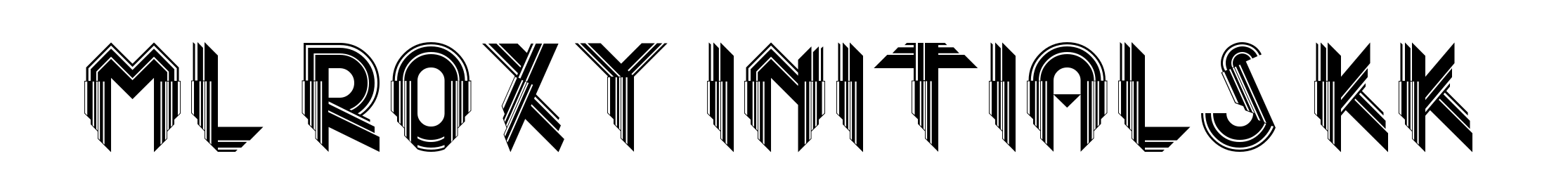ML Roxy Initials KK