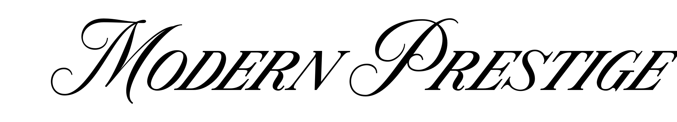 Modern Prestige