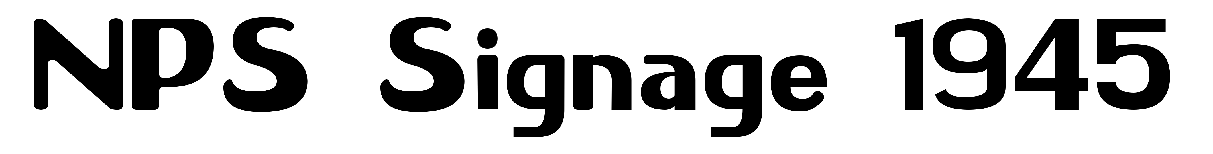 NPS Signage 1945