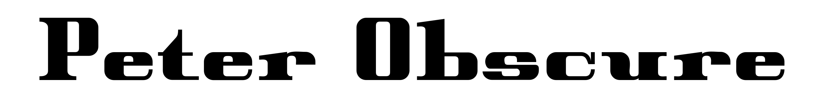 Peter Obscure