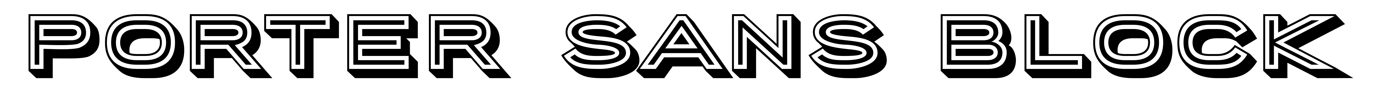 Porter Sans Block
