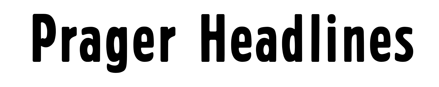 Prager Headlines