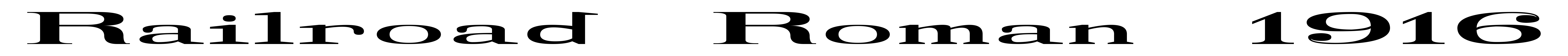Railroad Roman 1916