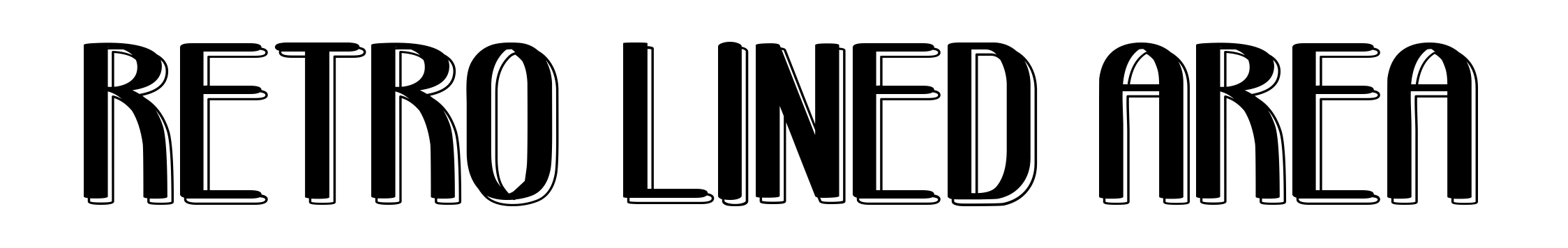 Retro Lined Area