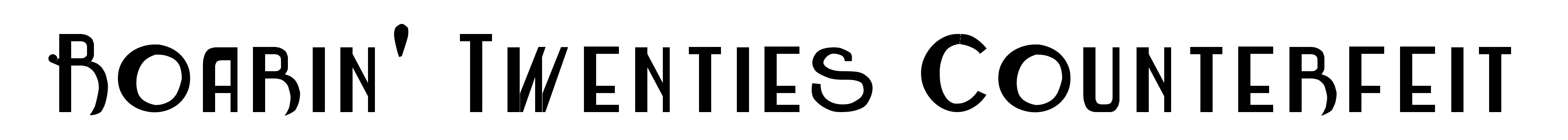 Roarin' Twenties Counterfeit