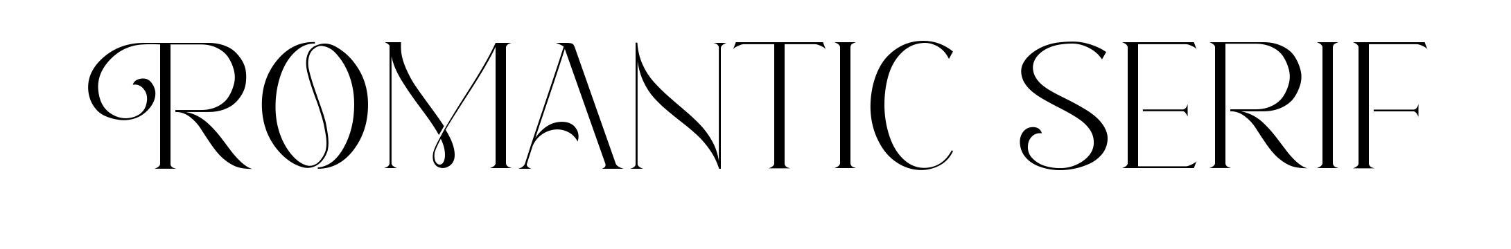 Romantic Serif