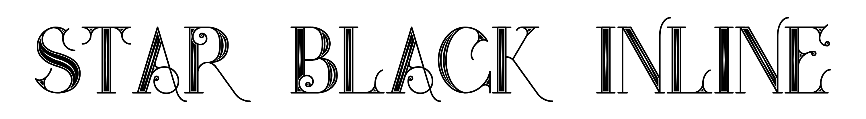 Star Black Inline