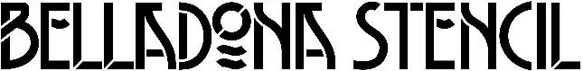 Belladona Stencil