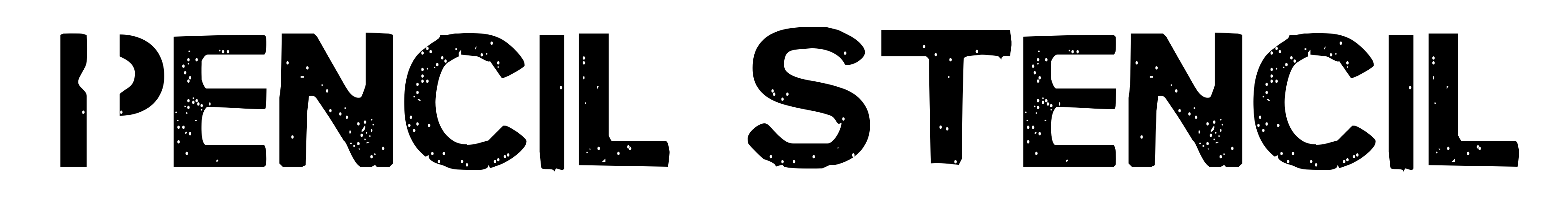 Pencil Stencil