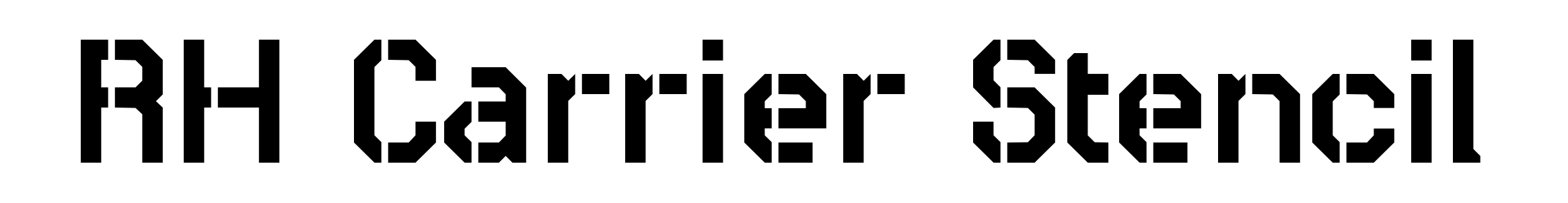 RH Carrier Stencil