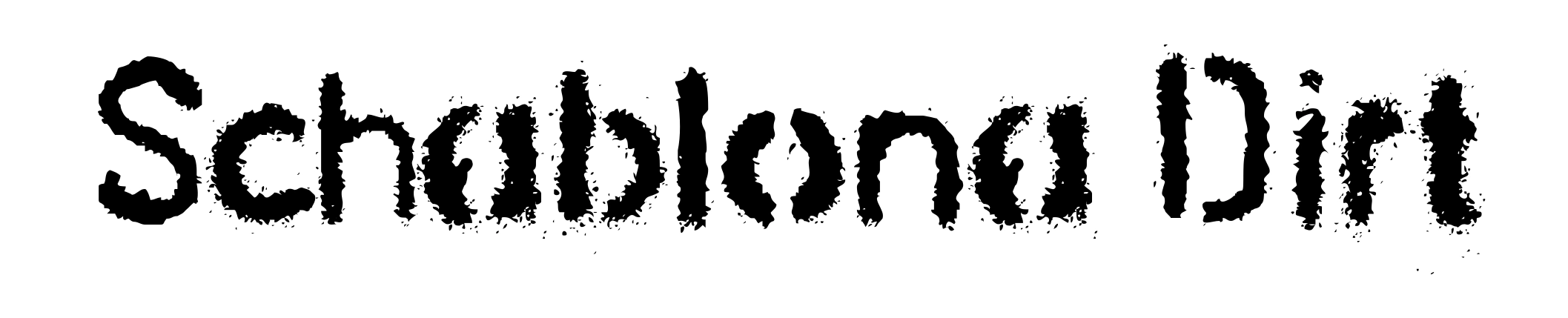 Schablona Dirt