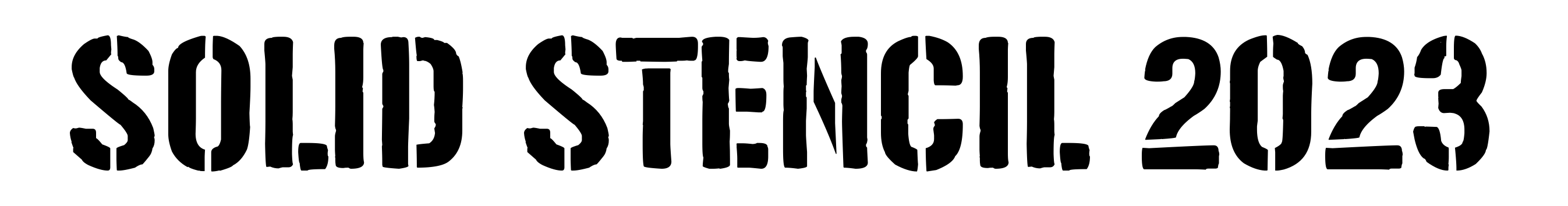 Solid Stencil 2023