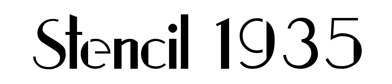 Stencil 1935