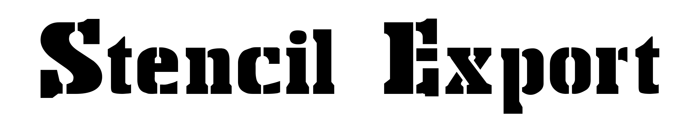 Stencil Export