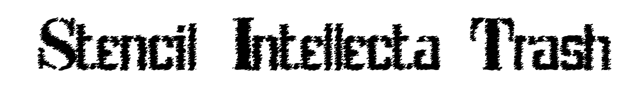 Stencil Intellecta Trash