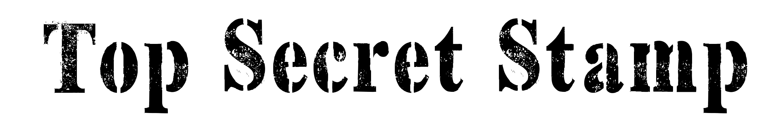 Top Secret Stamp