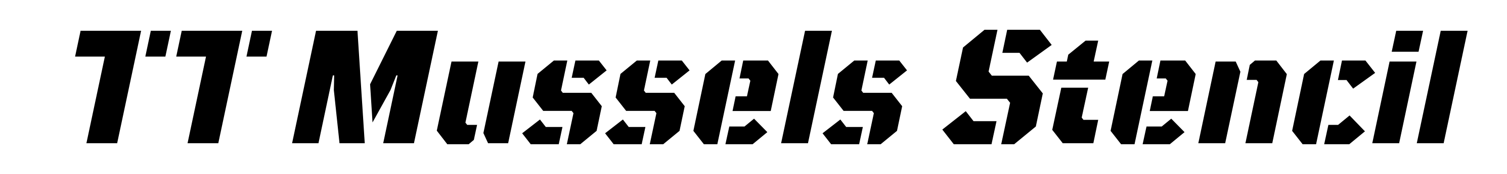 TT Mussels Stencil